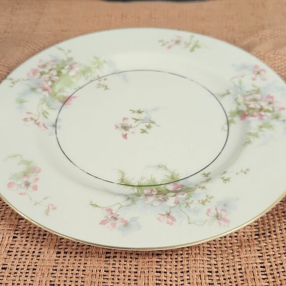 Theodore Haviland Apple Blossom Floral Salad Plate 8" - Picture 1 of 3